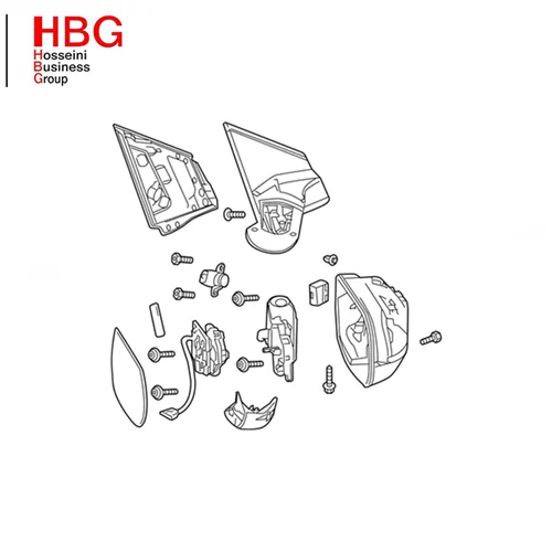 آینه بغل چپ  سی آر وی