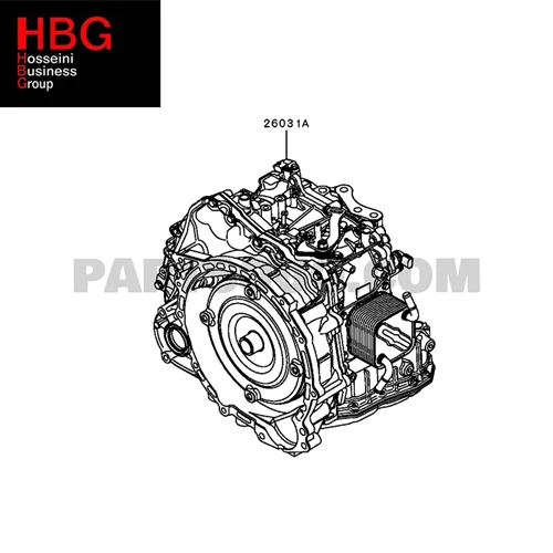 گیربکس کامل ( Genuine parts ) میراژ